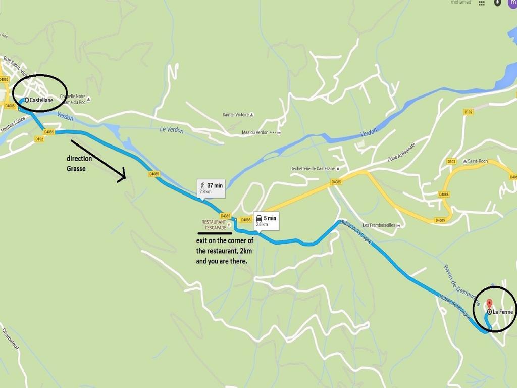 Camping La Ferme De Castellane Zewnętrze zdjęcie